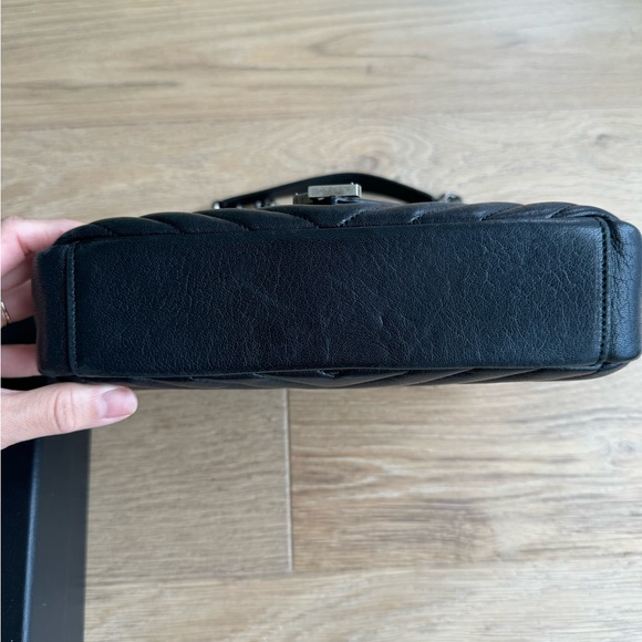 YSL Saint Laurent Medium College Tote Shoulder Bag Black - Picture 4 of 8